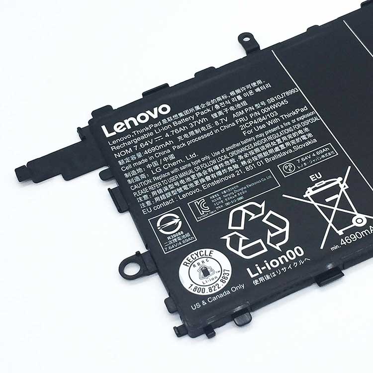 LENOVO 00HW046
																 Tablet PC Batterijen