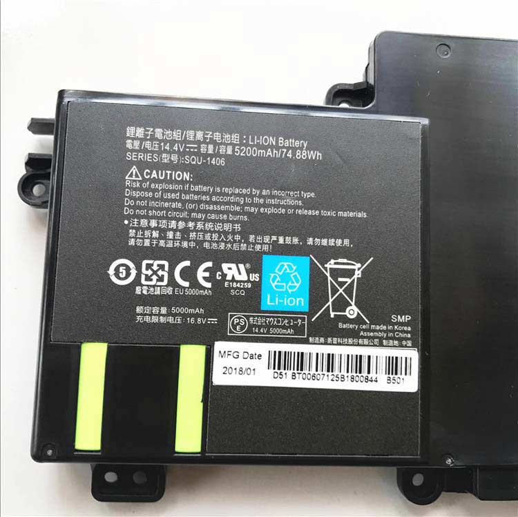 THUNDEROBOT 911M-M2
																 Laptop Accu's