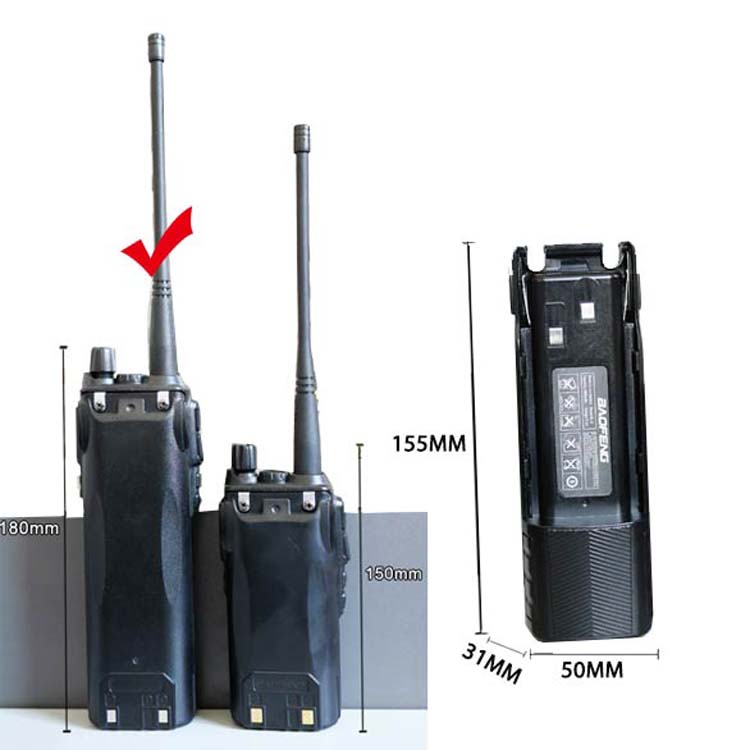 BAOFENG BL-8
																 Accu's & Batterijen