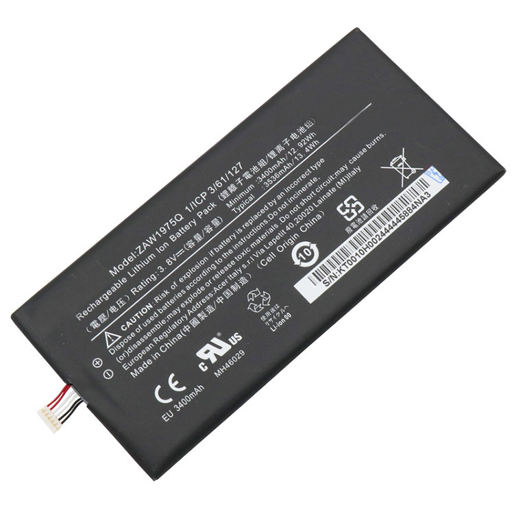 ACER 1/ICP3/6 1/127
																 Tablet PC Batterijen