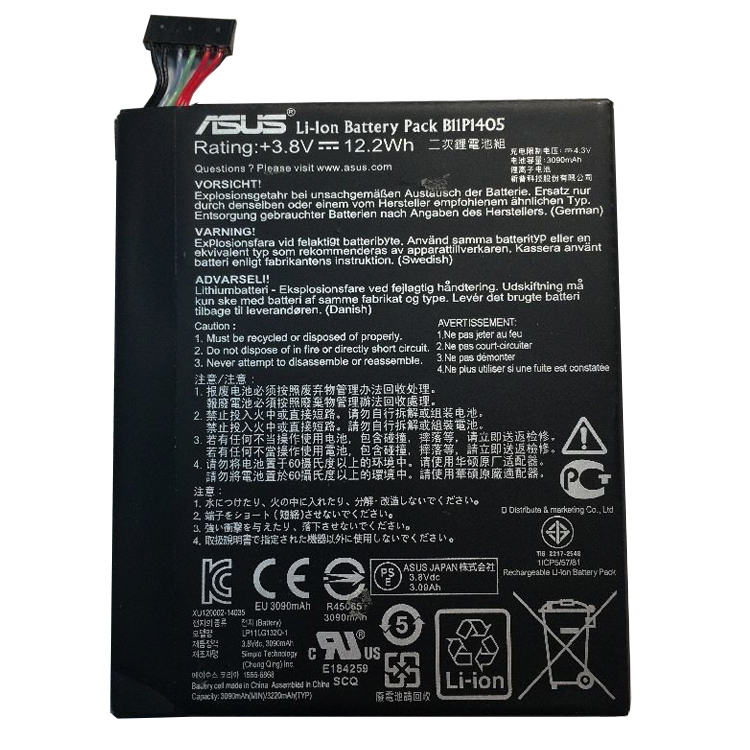 ASUS B11P1405 Mobiele & Telefoon