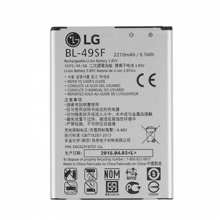 LG BL-49SF携帯電話のバッテリー