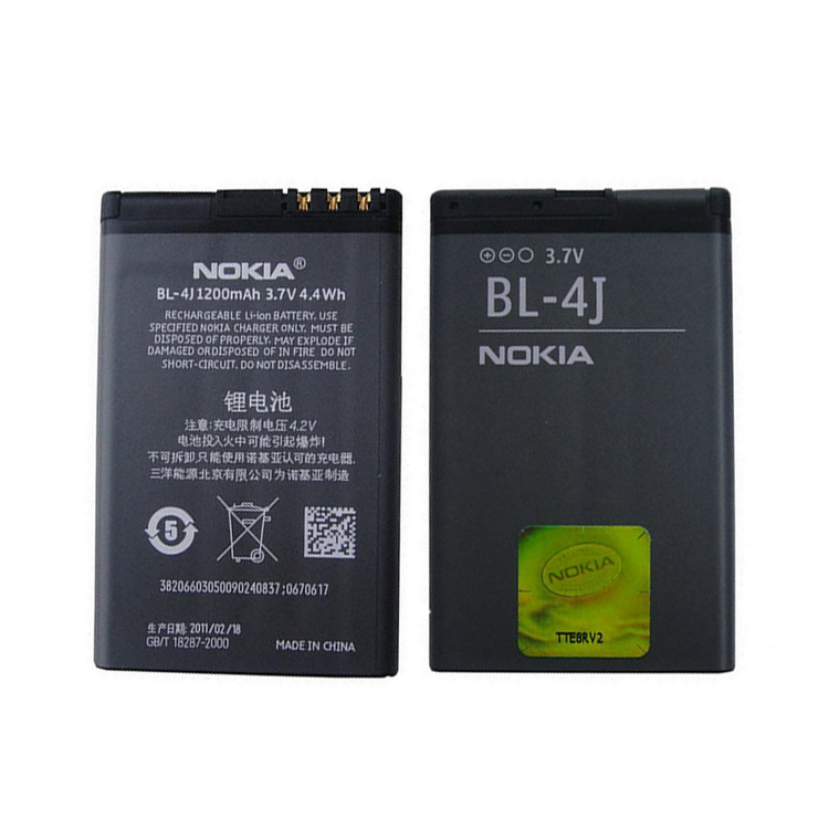 NOKIA BL-4J携帯電話のバッテリー