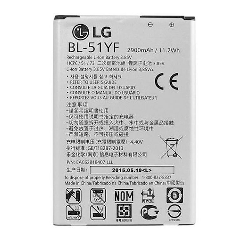 LG H815 H811 H810 VS986 VS999 US991 LS991 F500 LG G4 batería