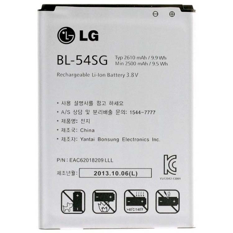 LG BL-54SG携帯電話のバッテリー