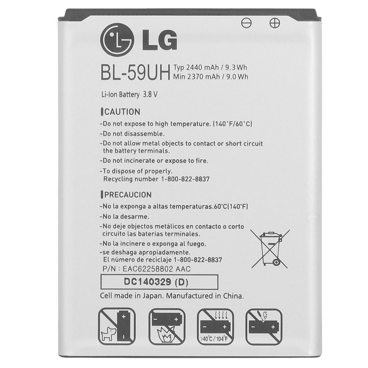 LG G2 Mini D620 D410 LTE D620R D618 D610 batería