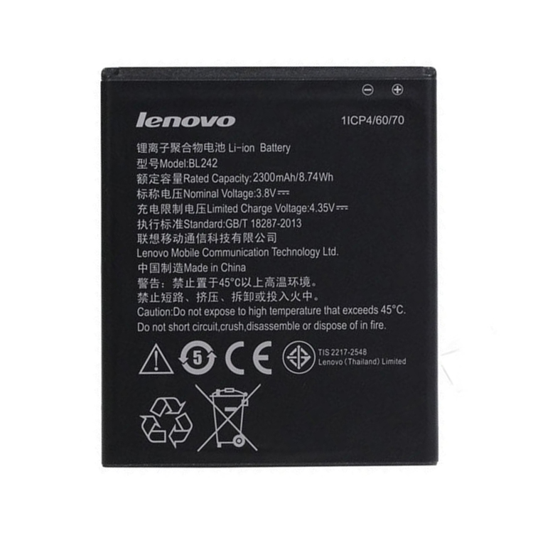 レノボ・LENOVO BL242携帯電話のバッテリー