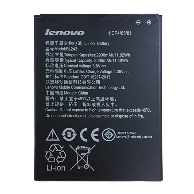 lenovo a7000 lenovo k50 k50t phone batería