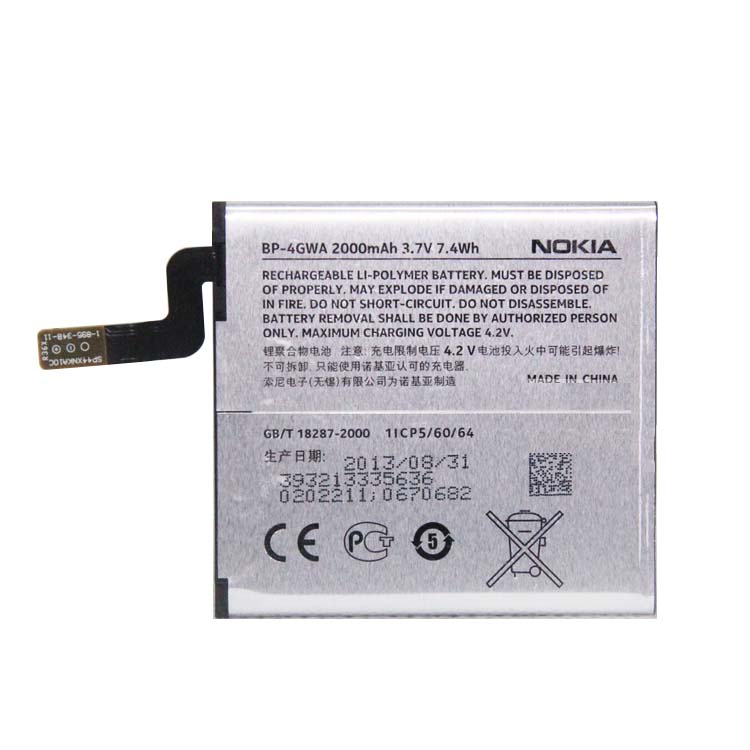 NOKIA BP-4GWA携帯電話のバッテリー