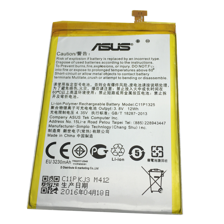 ASUS ZenFone 6 A600CG T00G A601CG Bulk batería