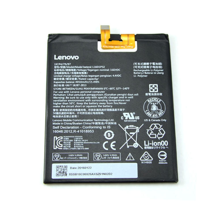 レノボ・LENOVO L16D1P32携帯電話のバッテリー