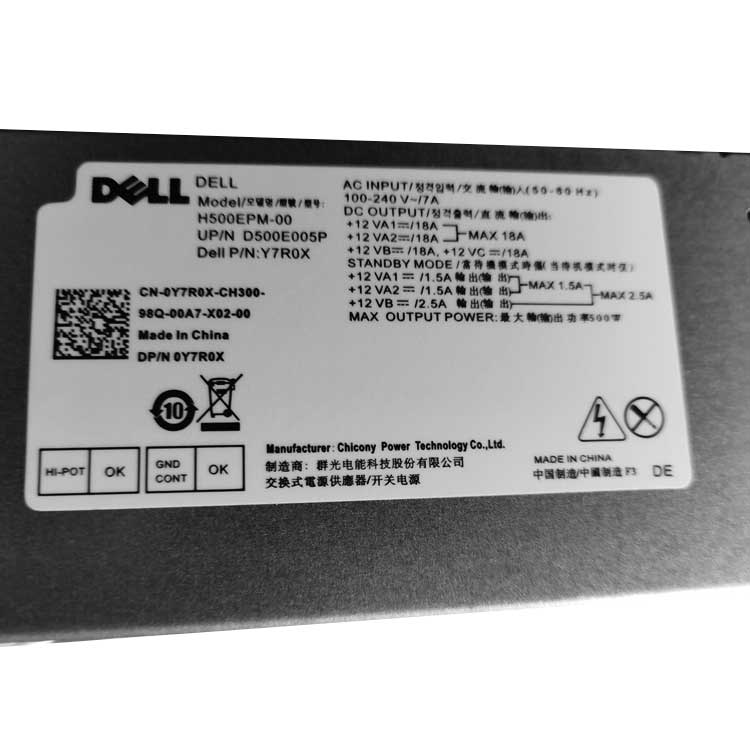 DELL D500EPM-00
																 Server Voedingen