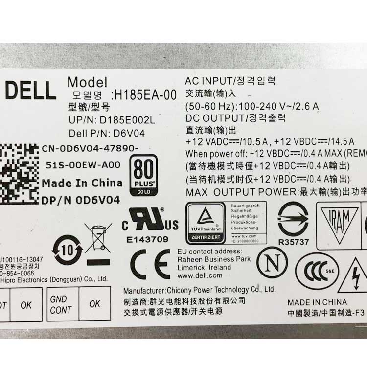 DELL 0D6V04
																 Server Voedingen