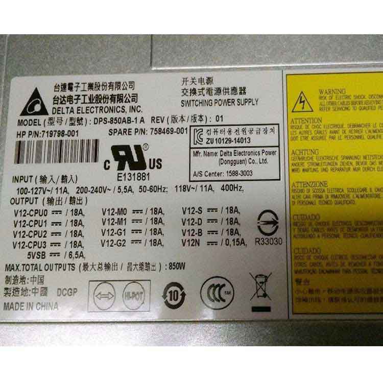 HP DPS-850AB-1 A
																 Server Voedingen