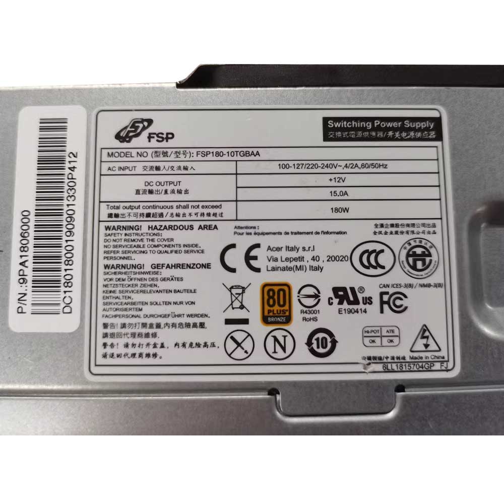 エイサー・ACER FSP180-10TGBAA電源ユニット