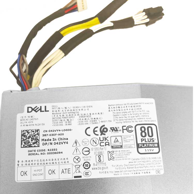DELL L240EPS-01
																 Server Voedingen