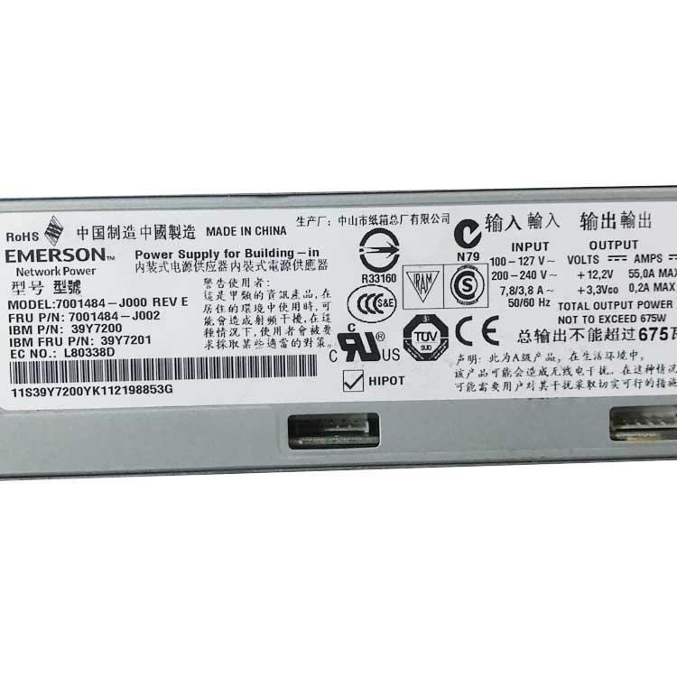 IBM X3650 M2
																 Server Voedingen