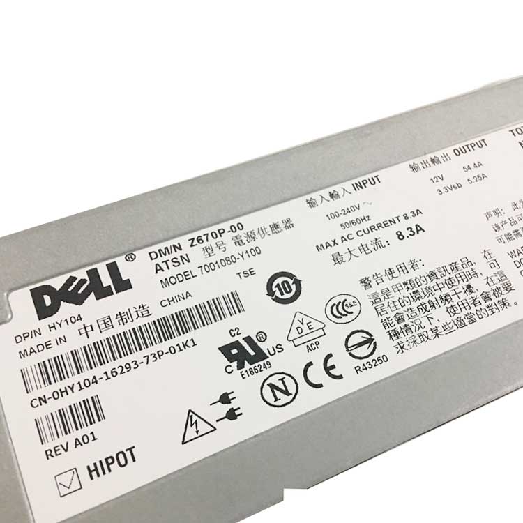 デル・DELL Z670P-00電源ユニット